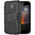 Dual Layer Rugged Tough Shockproof Case & Stand for Nokia 1 - Black